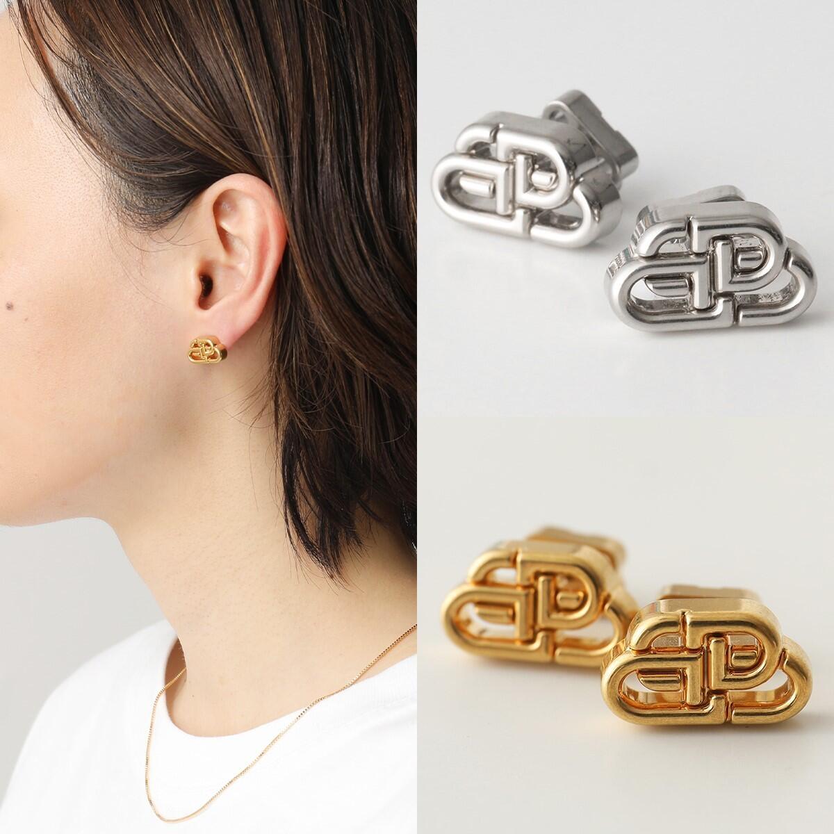 BALENCIAGA ピアス 594709 TZRLS BB STUD アクセサリー